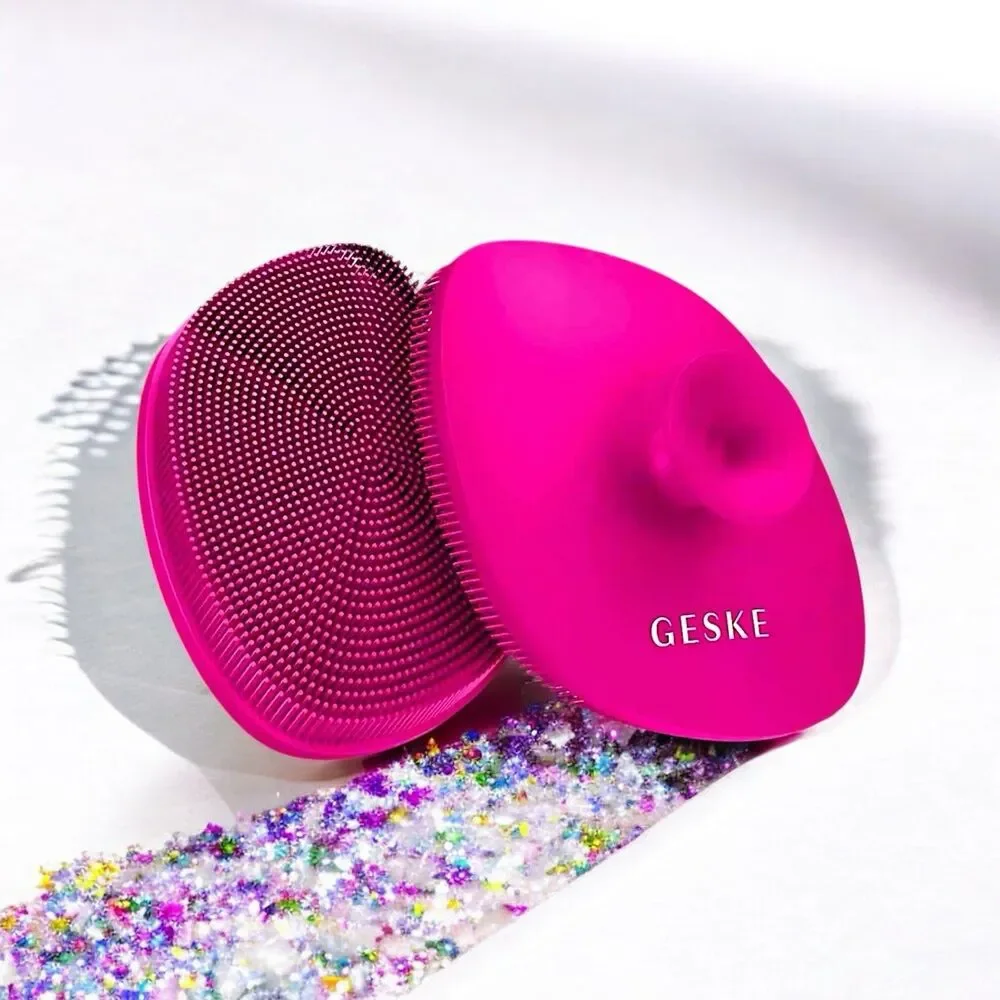 GESKE Facial Brush SmartAppGuided 4 in 1 Facial Brush in Magenta New in Box